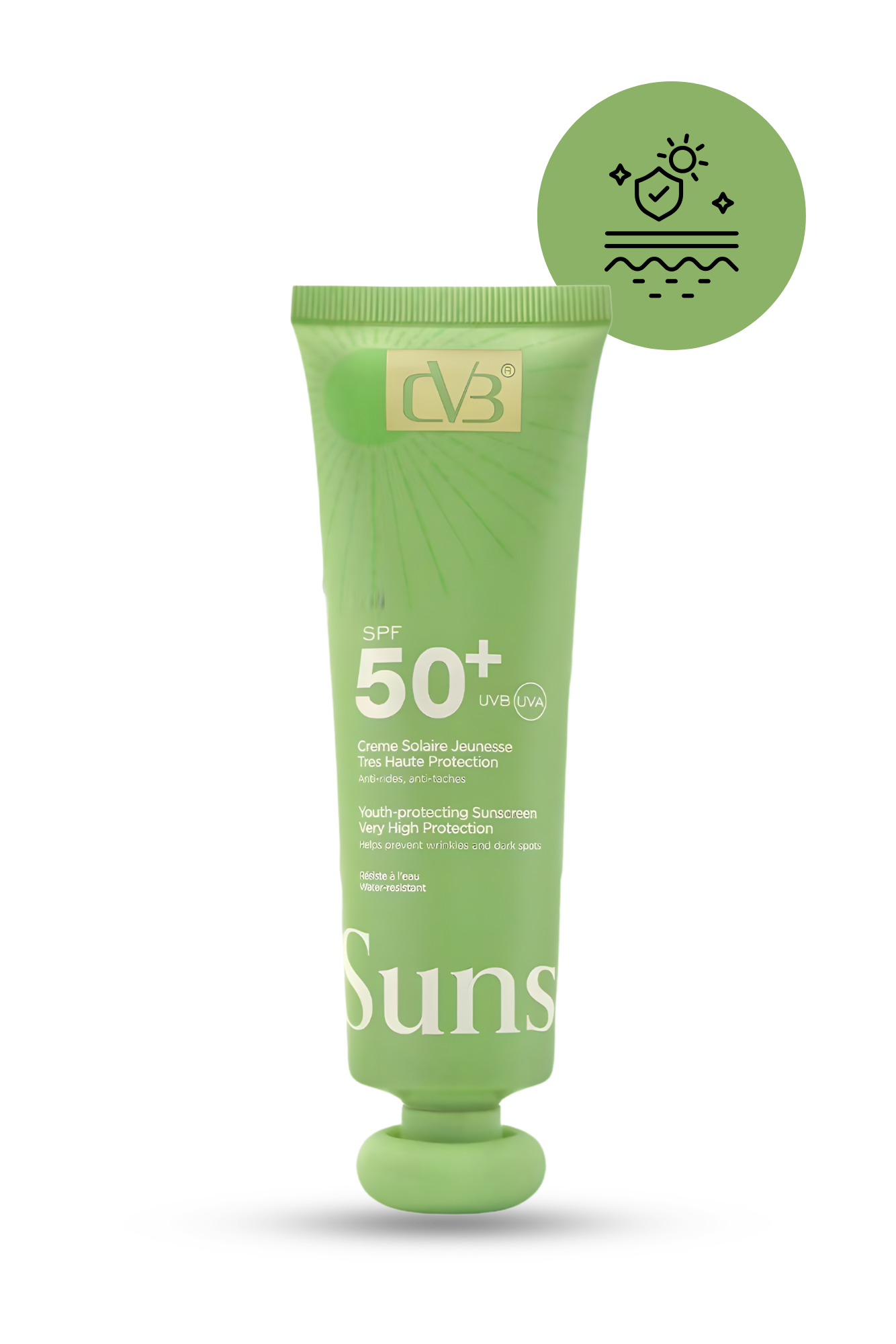 CVB UV Protection Sunscreen – UVA/UVB Youth Protecting Formula | Very High Protection SPF 60+ / 50+ / 45+