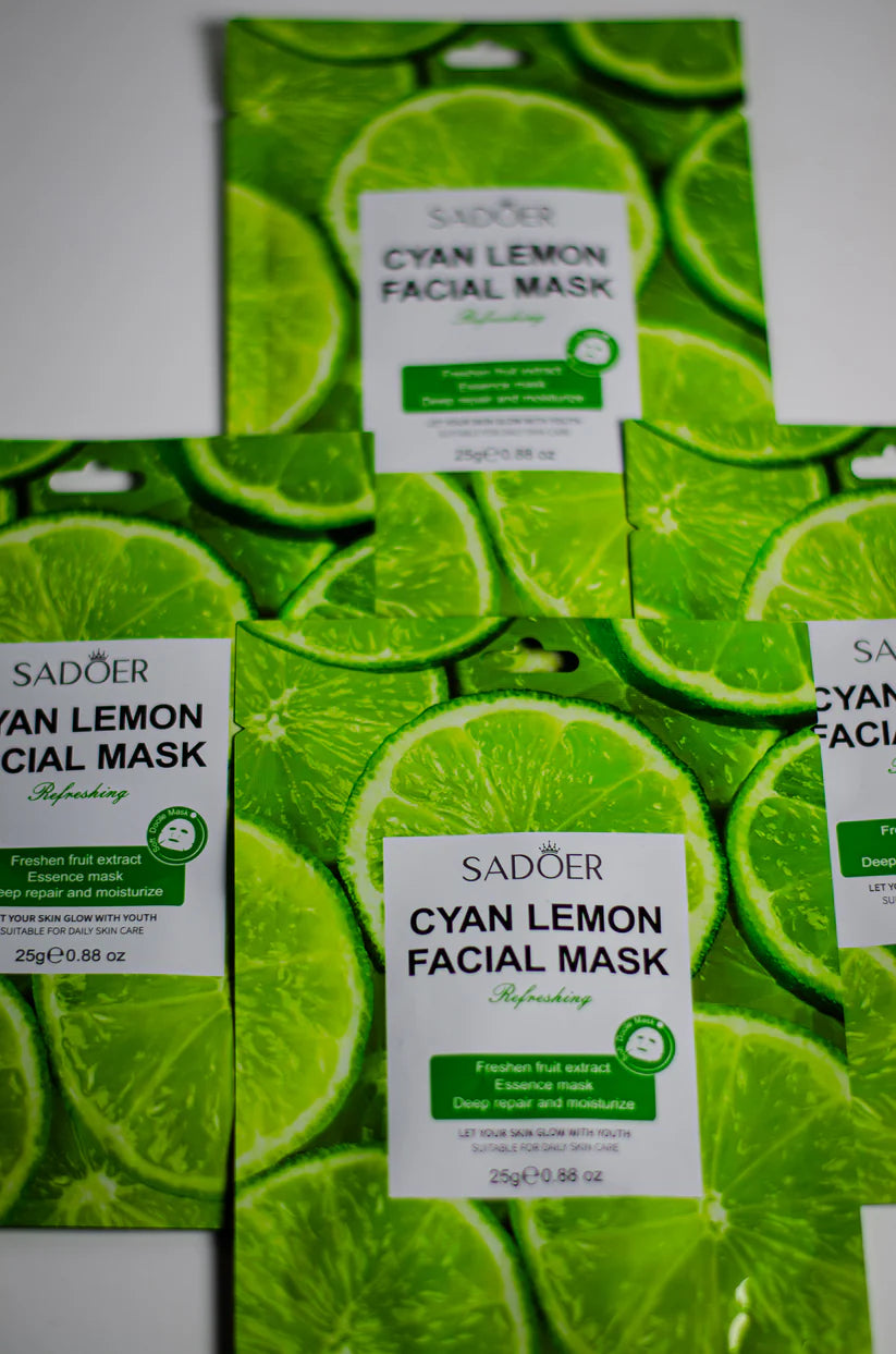 Cyan Lemon Facial Mask - Brightening | Sadoer
