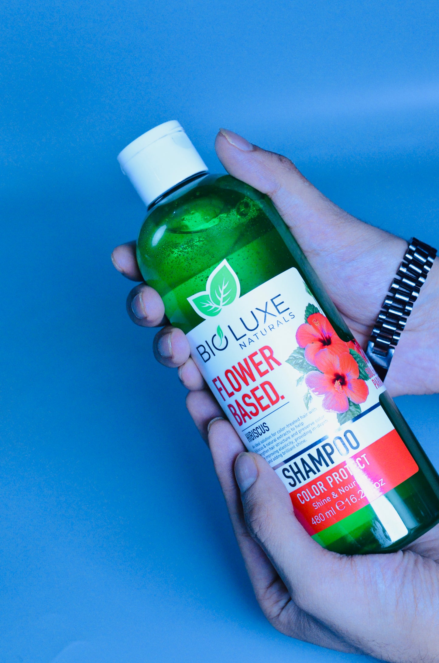 Hibiscus Flower Shampoo - Repair & Strengthen Hair | Bio Luxe (480ml)