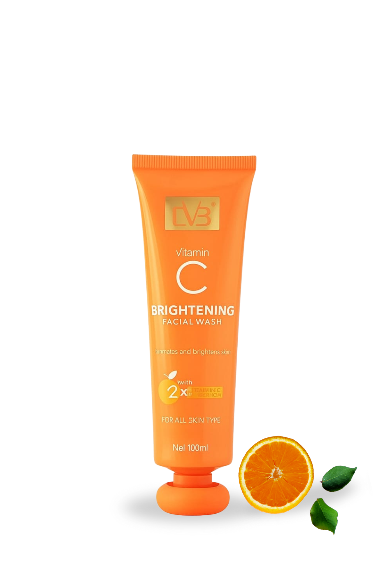 CVB | Vitamin C 2X Brightening Facial Wash | Glow Boost | Spot Reduction | Anti-Dullness Cleanser | 100ml
