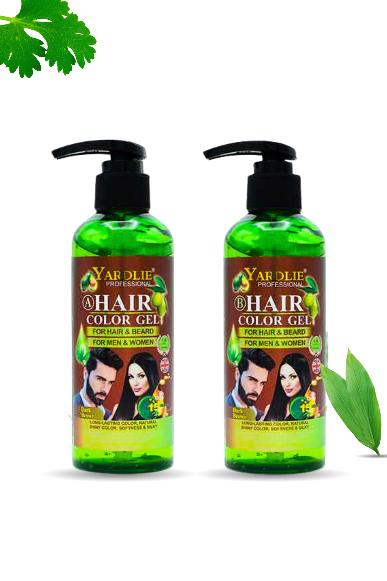 Hair Color Gel Mixing Paste | Dark Brown | No Ammonia | Yardlie | 460ml