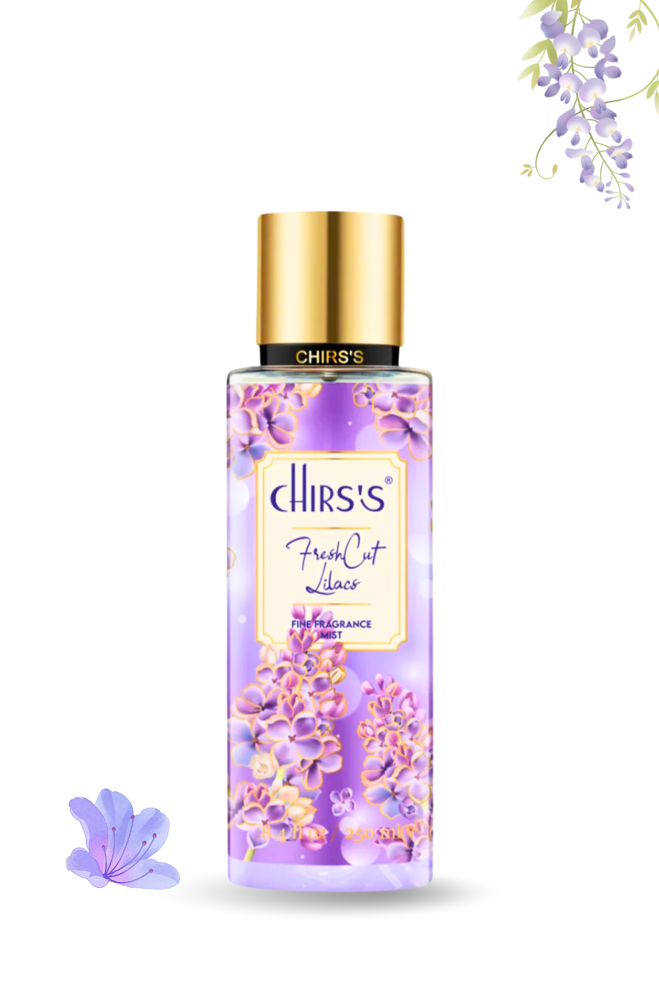 Chris’s Professional Fresh Cut Lilacs Body Mist – Refreshing & Long-Lasting Fragrance | 250 ml