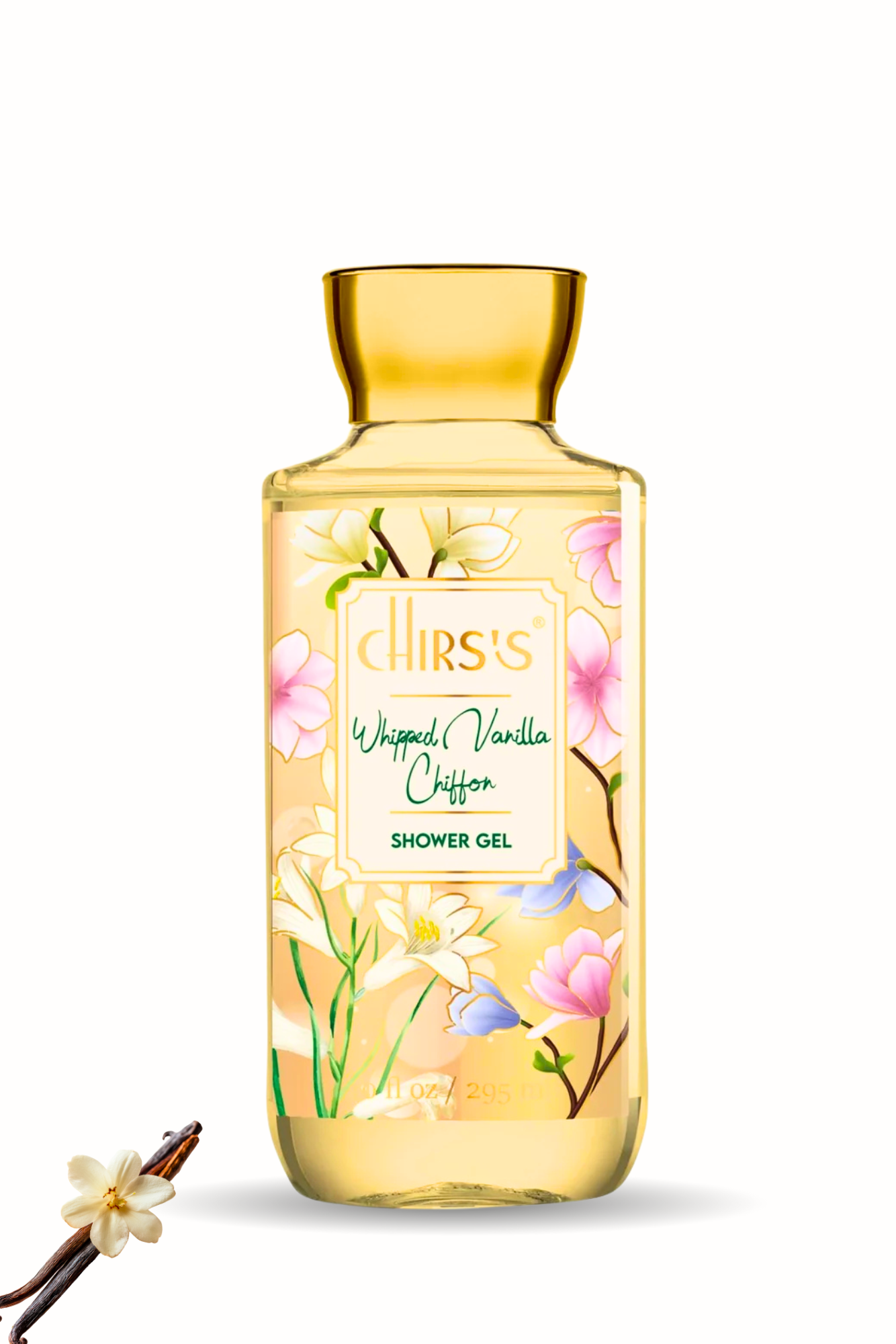 Chirs's Professional Shower Gel, Whipped Vanilla Chiffon Fragrance | 295 ml