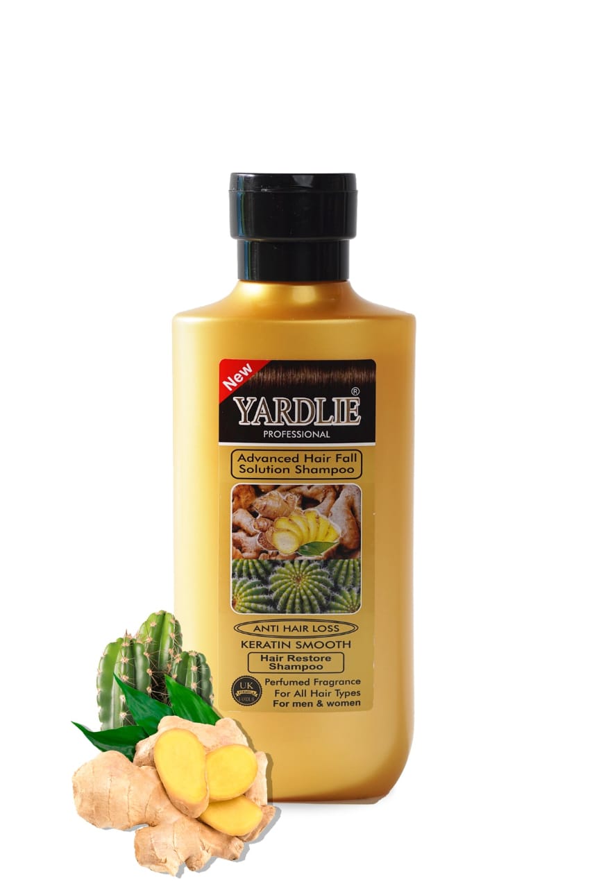 Ginger and Cactus Shampoo - Strengthen & Hydrate Hair | Yardlie (400g)