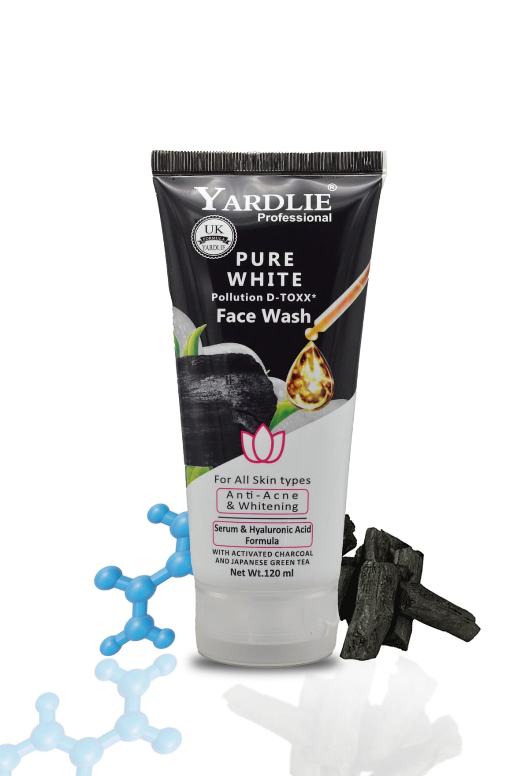 Yardlie Professional Anti D-Toxx Face Wash – Pollution Defense, Deep Cleansing & Skin Detox Care | 120 ml