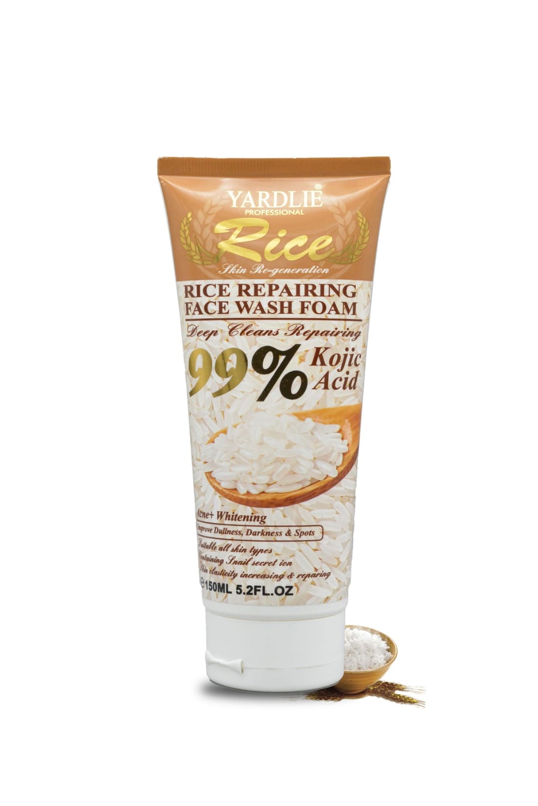 Yardlie Professional Rice Repairing Face Wash Foam – Skin Repair, Gentle Cleansing & Smooth Glow | 150 ml