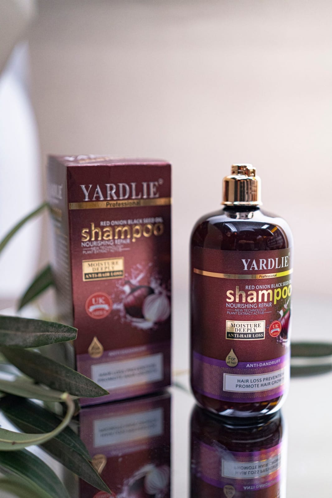 Red Onion & Black Seed Shampoo - Hair Growth & Scalp Care | Yardlie (500ml)
