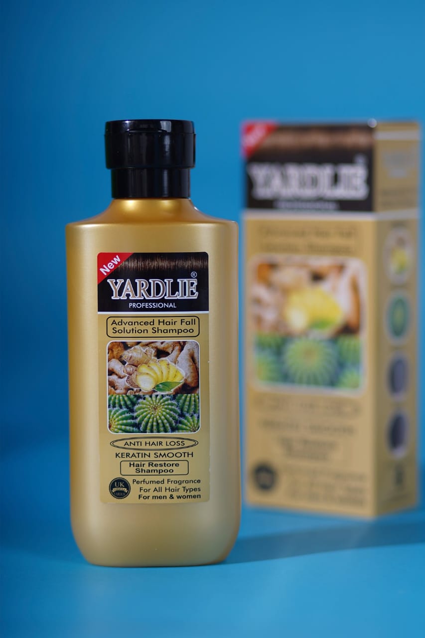 Ginger and Cactus Shampoo - Strengthen & Hydrate Hair | Yardlie (400g)