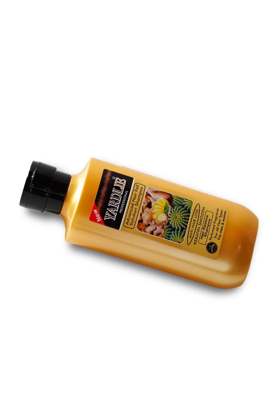 Ginger and Cactus Shampoo - Strengthen & Hydrate Hair | Yardlie (400g)