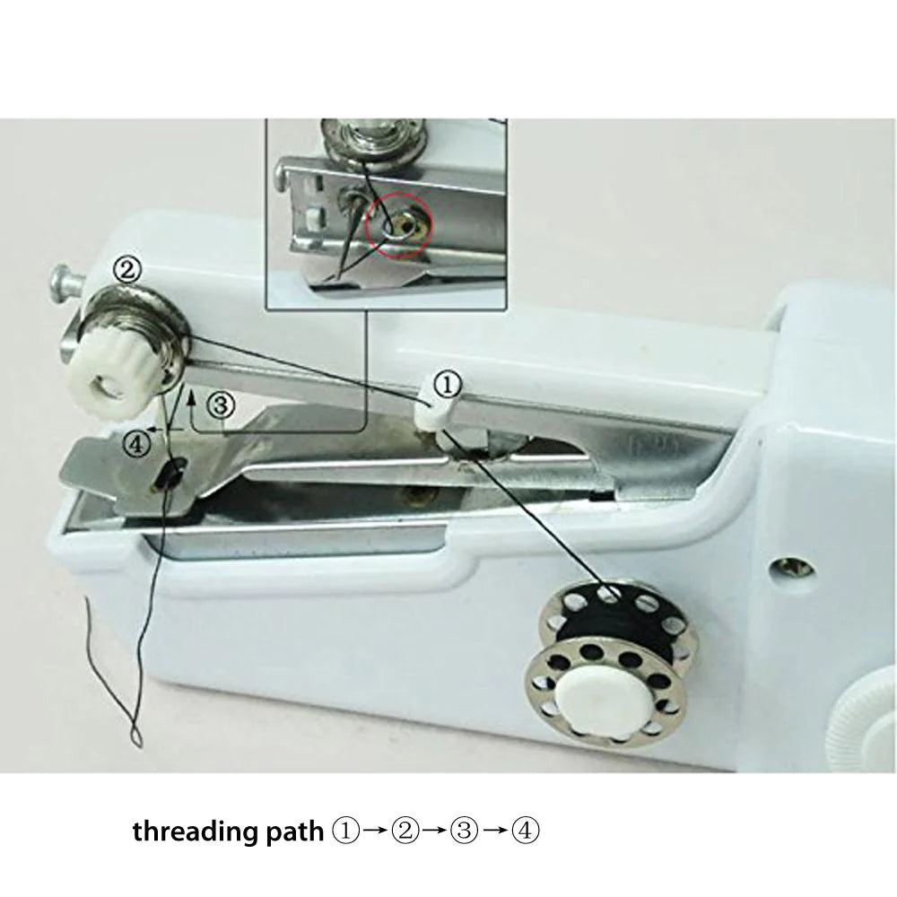 Portable Handy Stitch Sewing Machine | Mini Handheld | Quick Switch Device for Home & Travel
