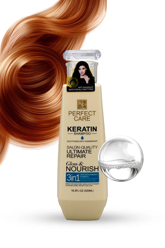 Keratin Shampoo - Silicon - Paraben & Sulphate Free| Perfect Care (520ml)