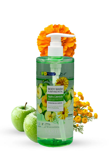 Body Wash - Apple & Calendula - Bio Organic - Extra Hydrating | Yardlie (500ml)