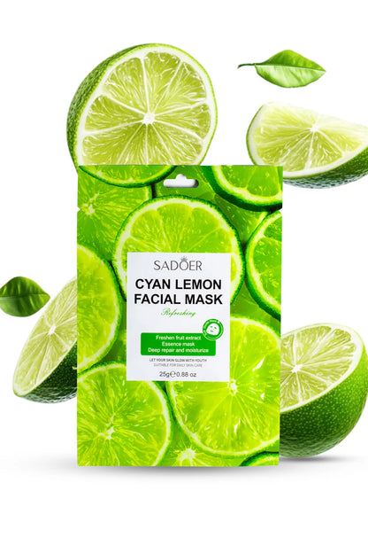 Cyan Lemon Facial Mask - Brightening | Sadoer