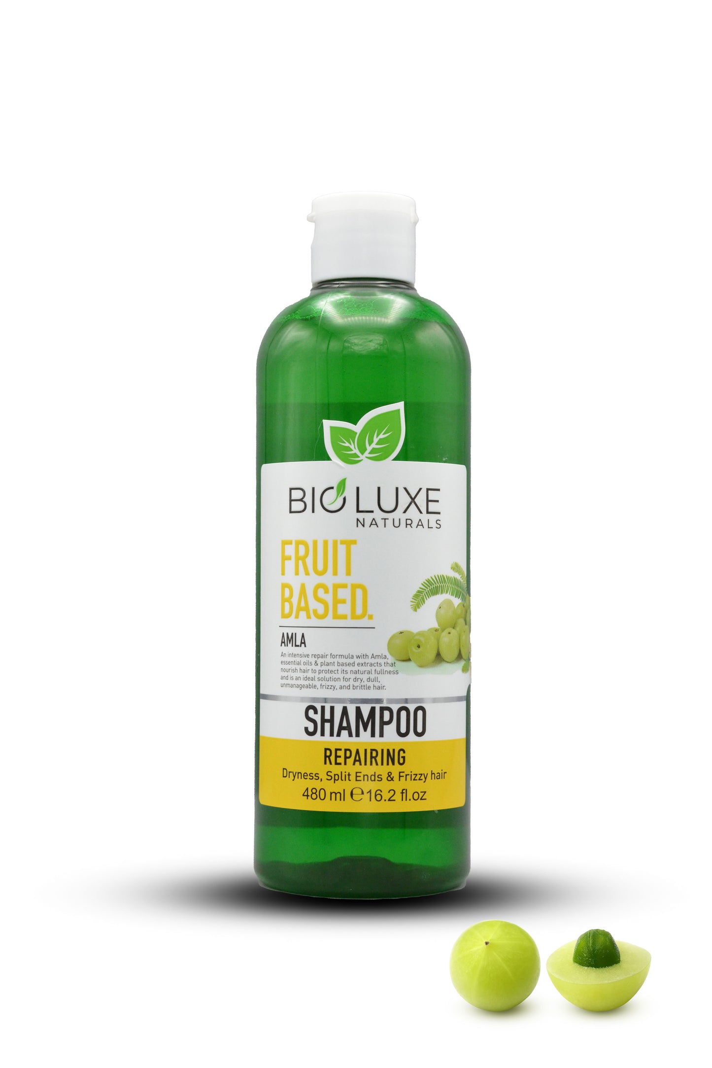 Amla Fruit Shampoo – Nourish & Strengthen Hair | Bio Luxe (480ml)