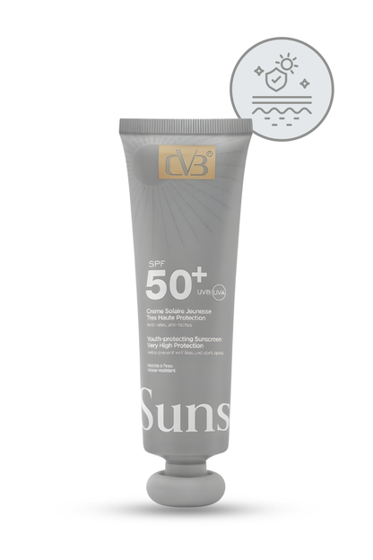 CVB UV Protection Sunscreen – UVA/UVB Youth Protecting Formula | Very High Protection SPF 60+ / 50+ / 45+