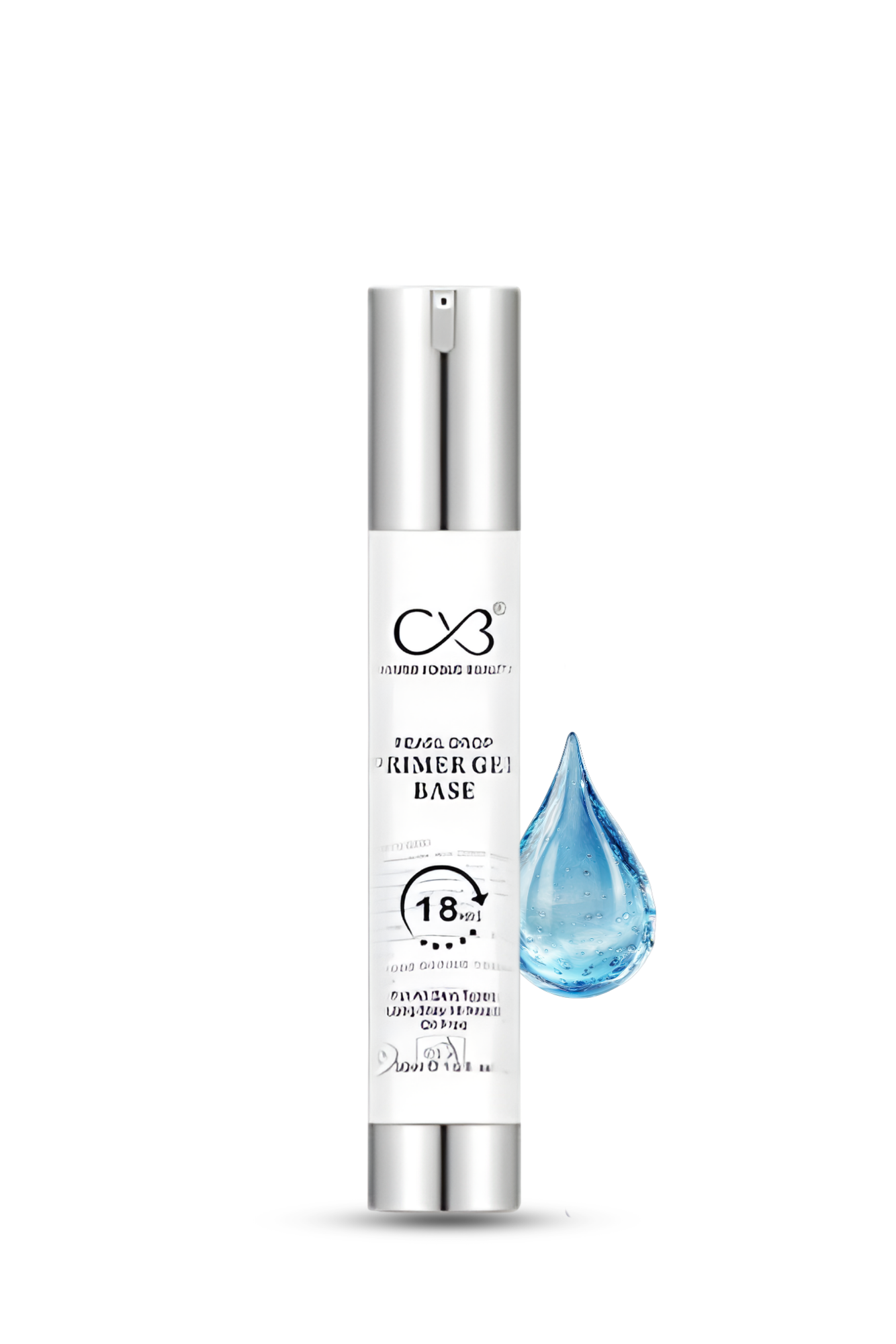 CVB Pearl Drop Primer Gel Base – 18 Hours Oil-Free Makeup Primer | 30ml