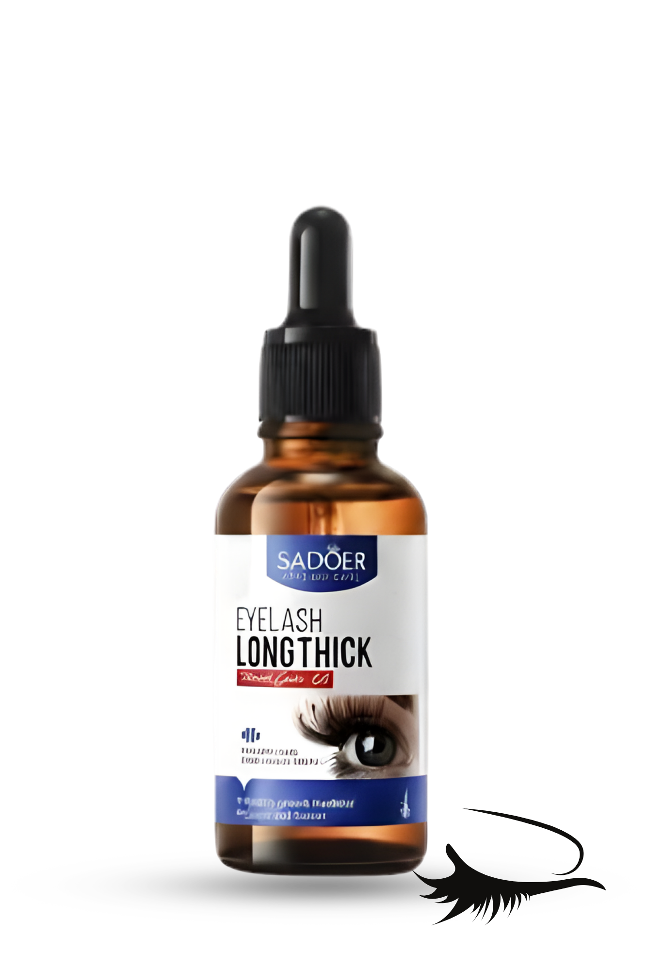 Sadoer Eyelash & Eyebrow Growth Serum – Thickening & Strengthening Formula | Longer, Fuller Lashes & Brows | 30ml
