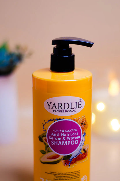 Honey & Avocado Shampoo - Anti Hair Loss - Serum & Protein | Yardlie (500m)