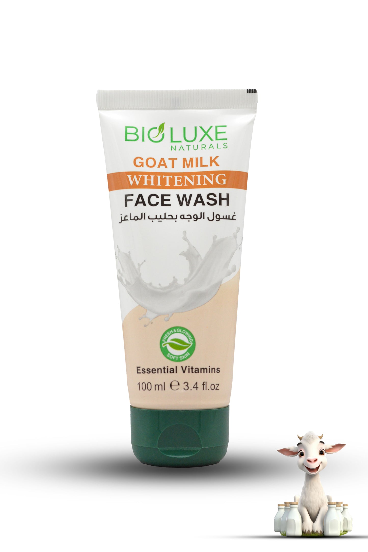 Goat MILK Whitening Face Wash by Bio Luxe (100 ml)
