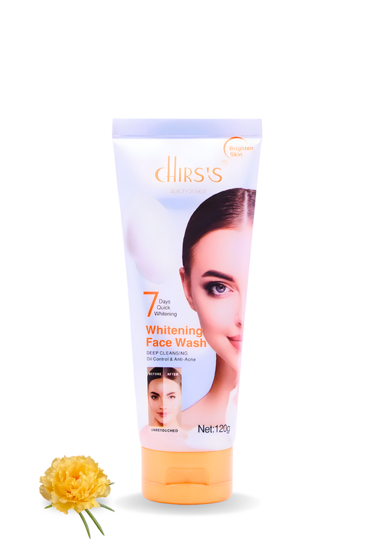 Chris’s Professional 7 Days Quick Whitening Face Wash – Deep Cleansing Oil Control Anti-Acne | 120 g