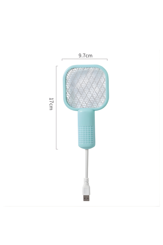 Electric Mosquito Racket Rechargeable – USB Bug Zapper | Portable Insect Killer for Home & Travel