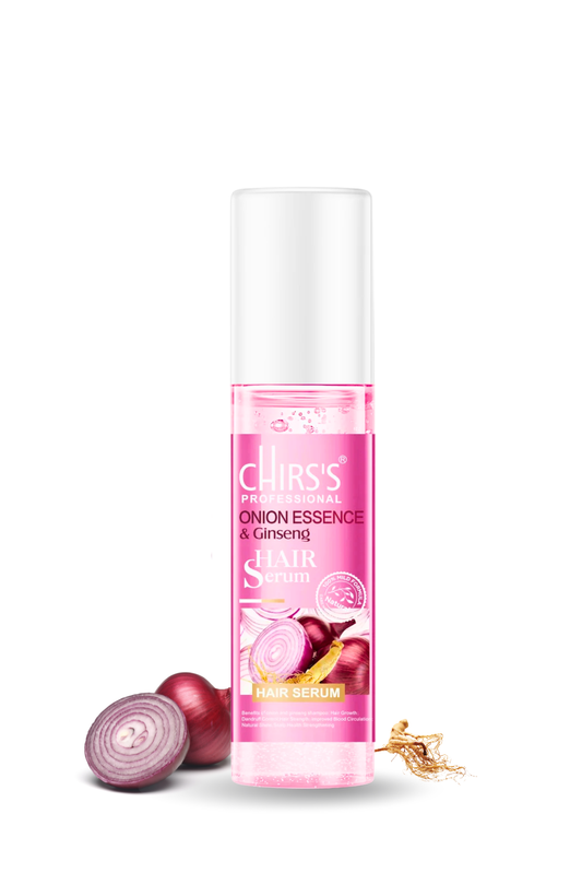 Chirs's Professional Onion & Ginseng Hair Growth Serum for Stronger Thicker Looking Hair & Scalp Care | 100 ml