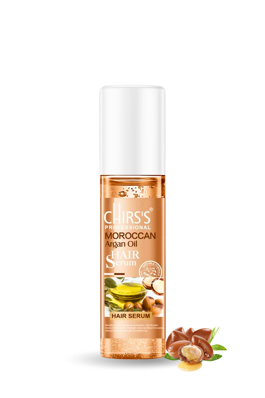 Chirs's Professional Moroccan Argan Oil Hair Repair Serum for Smoothness Shine & Frizz Control | 100 ml