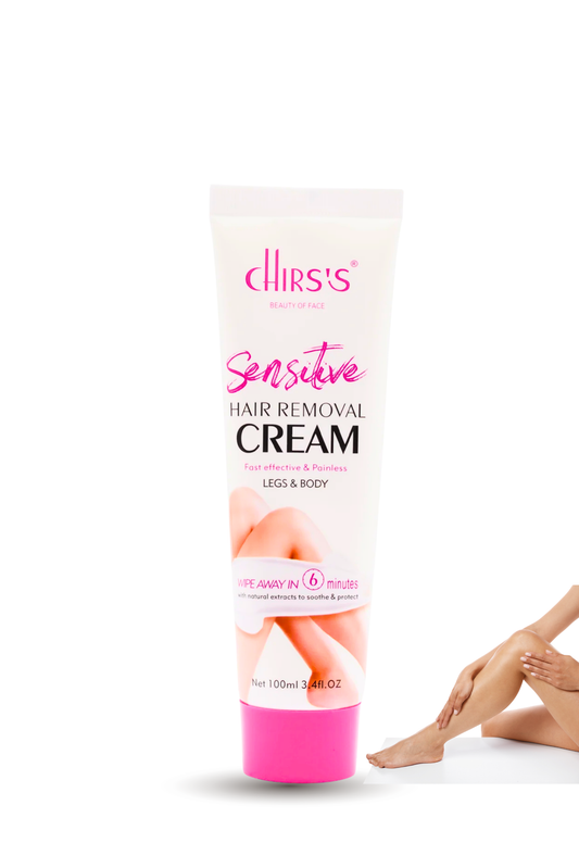 Chris’s Professional Sensitive Hair Removal Cream – Fast Effective Painless Smooth Skin | 100 ml