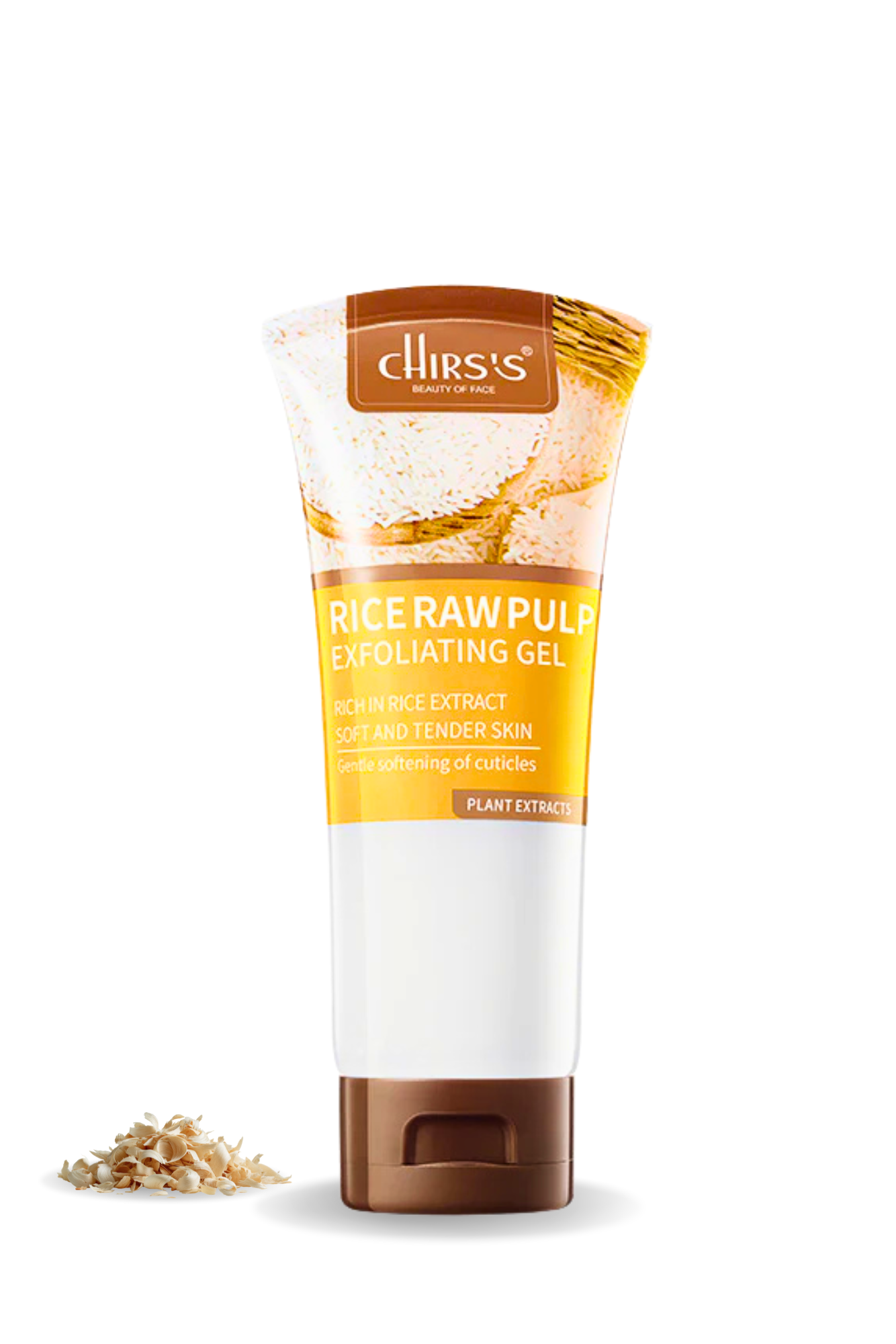 Chris’s Professional Rice Raw Pulp Exfoliating Gel – Gentle Brightening Skin Renewal | 100 g