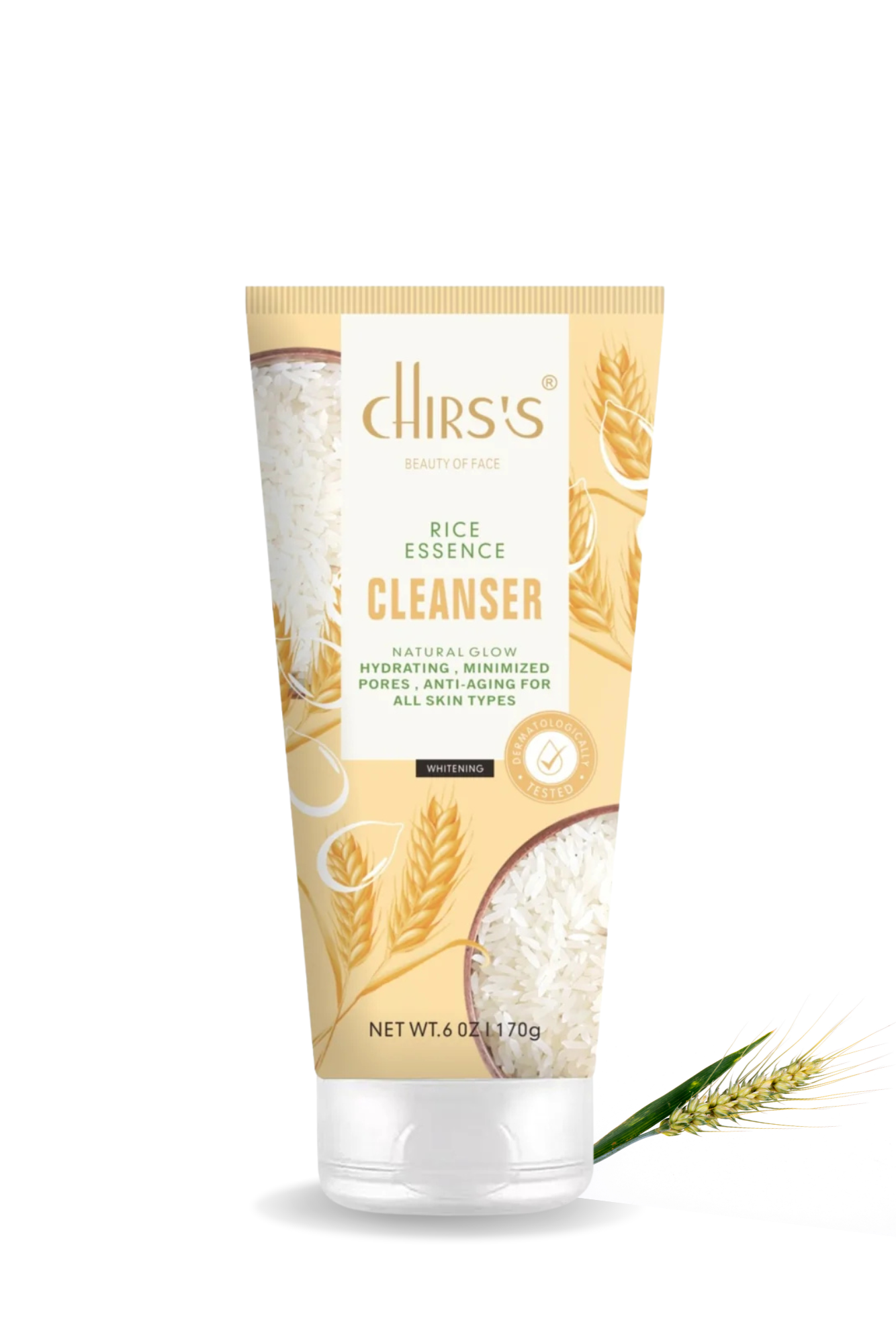 Chris’s Professional Cleanser Rice Essence – Gentle Brightening Facial Cleanser - | 170 g