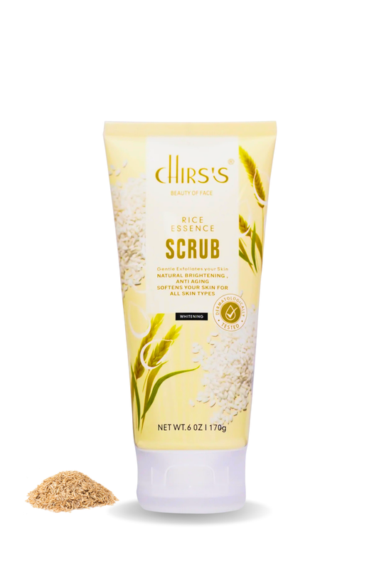 Chris’s Professional Rice Scrub Essence – Gentle Exfoliating Brightening Face Scrub - | 170 g