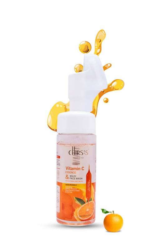 Chris’s Professional Vitamin C Cleansing Mousse – Brightening Anti-Aging Foaming Face Wash | 150 ml