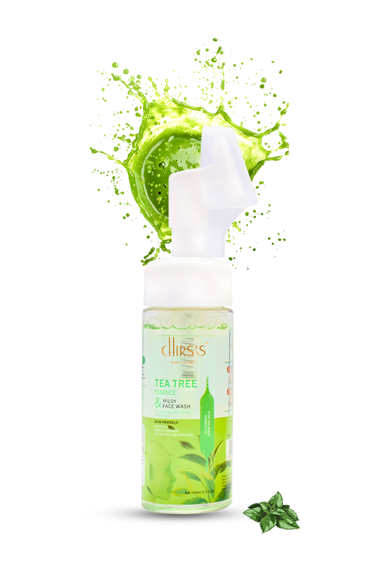 Chris’s Professional Tea Tree Face Wash – Oil Control Anti-Acne Whitening Cleansing Mousse | 150 ml
