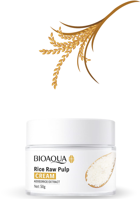 Rice Raw Pulp Cream – Hydrating, Brightening & Pore-Refining |BIOAQUA (50g)