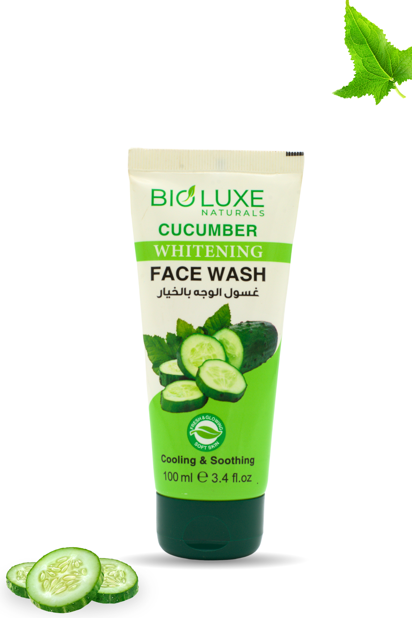 Cucumber Face Wash | Oil Control & Skin Refreshing Gel Formula | BioLuxe Naturals | 100ml