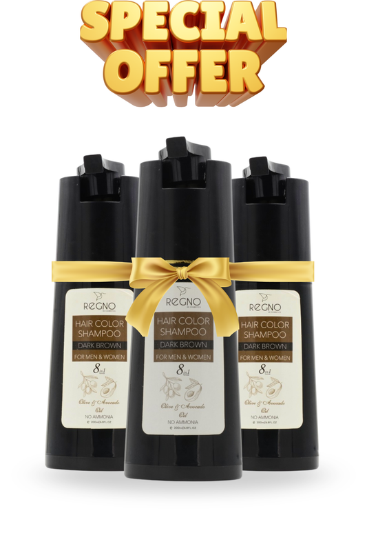 Regno Hair Color Shampoo – Pack of 3 Value Deal | Flat 25% OFF