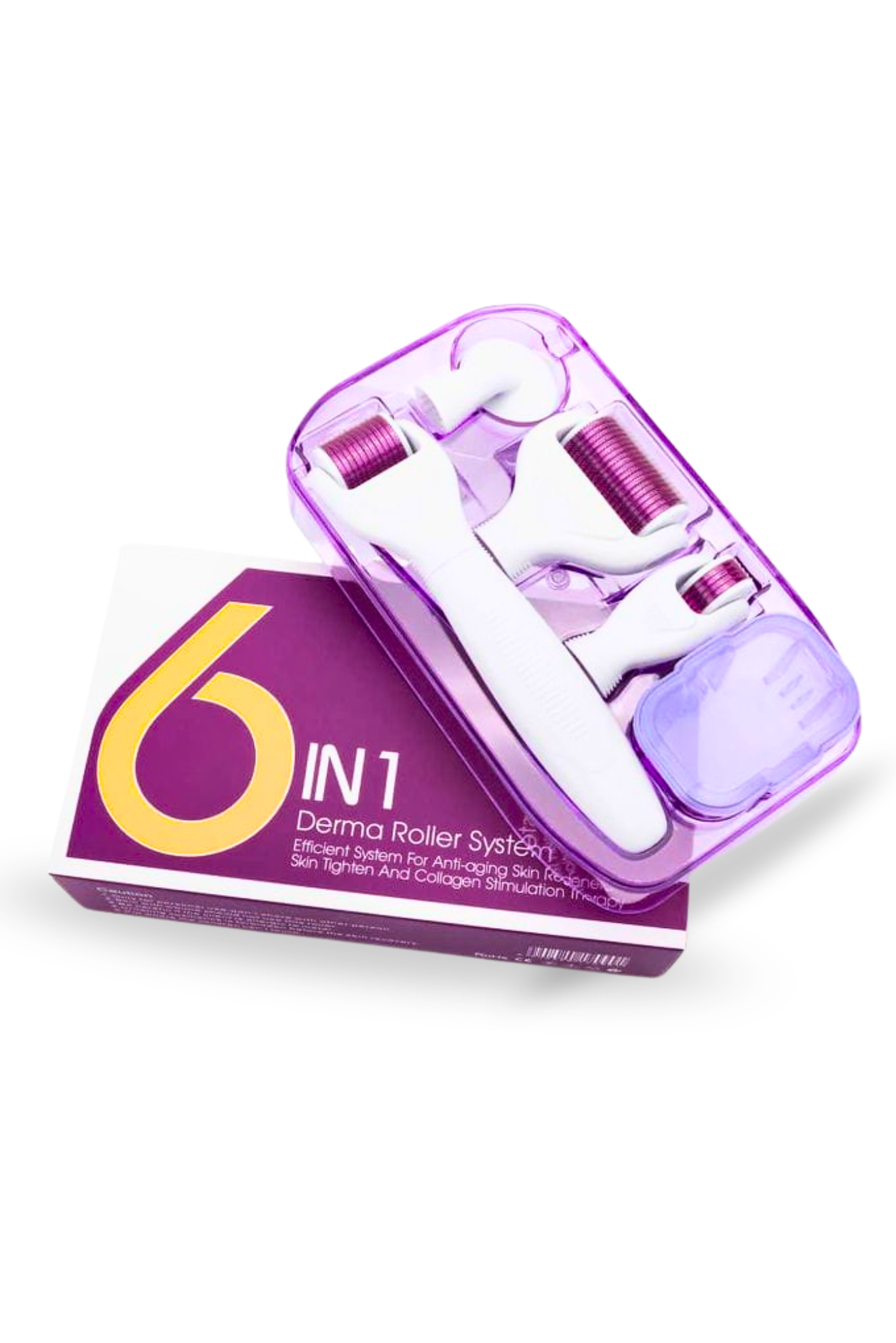 6-in-1 Derma Roller for Skin & Hair Care – Micro-Needling Therapy Tool | Imported