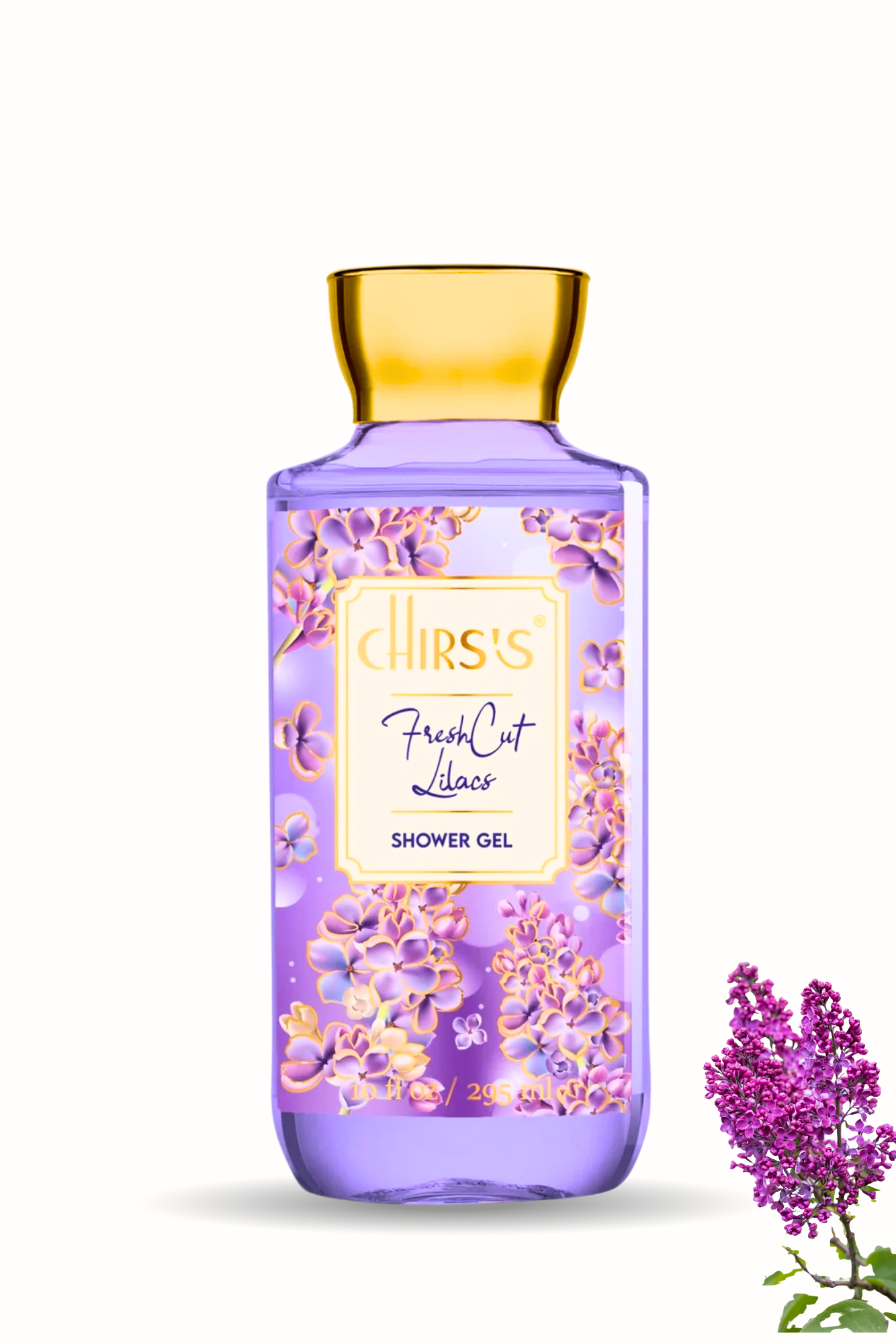 Chirs's Professional Shower Gel, Fresh Cut Lilacs Fragrance | 295 ml