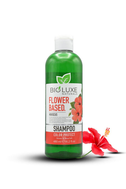 Hibiscus Flower Shampoo - Repair & Strengthen Hair | Bio Luxe (480ml)