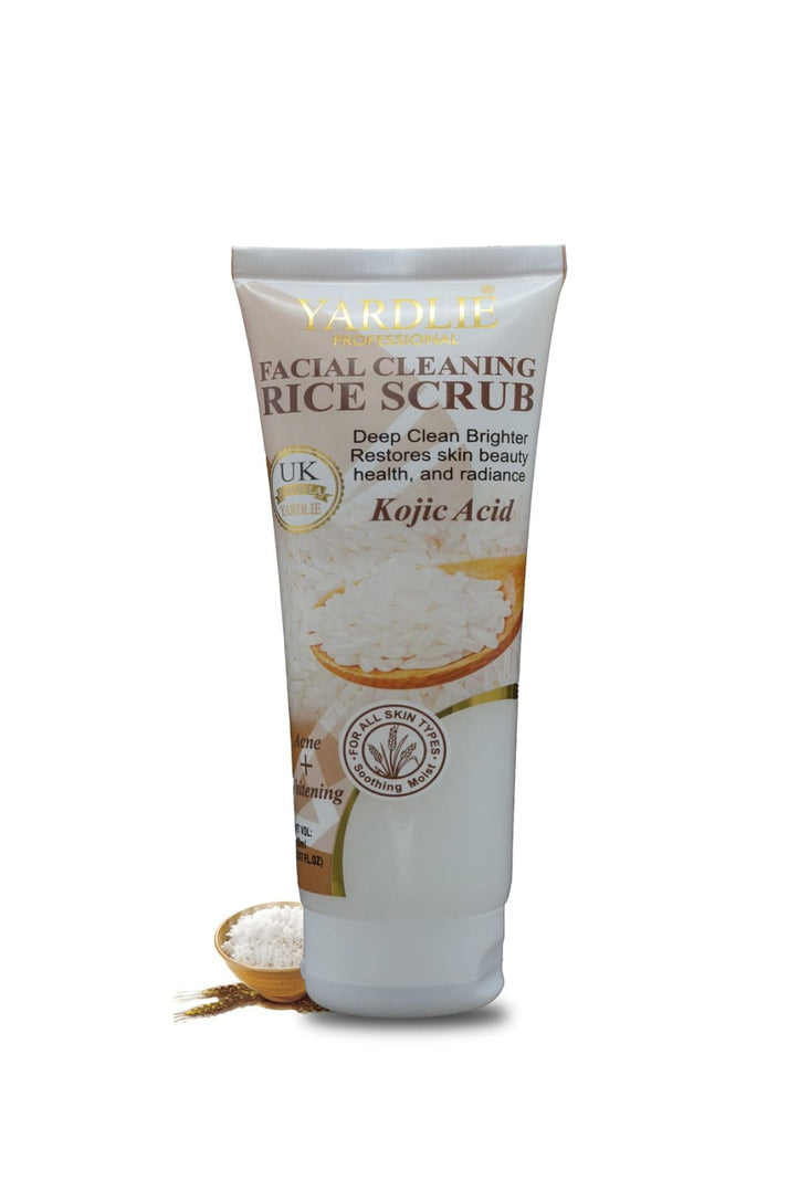 Yardlie Rice Scrub with Kojic Acid – Brightening & Skin Polishing Exfo ...
