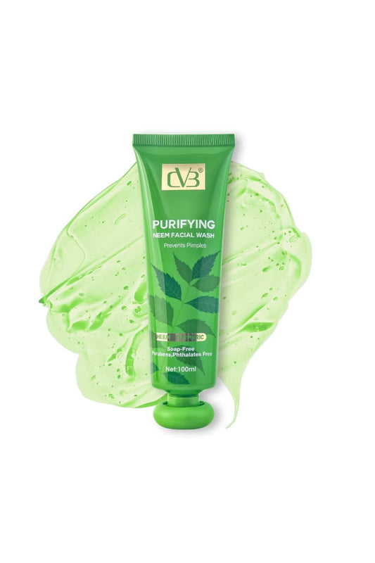 Purifying Neem Facial Wash – Anti-Acne - Oil Control - Deep Clean for Clear Skin | CVB (100ML)
