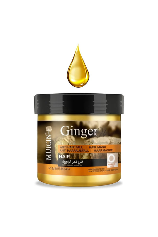 Ginger Hair Mask – Sulphate-Free - Anti Hair Fall - Organic Hair Oil Infused | Muicin (500 g)