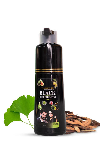 Hair Color Shampoo – Natural Black & Brown - No Ammonia (200ml) | Yardlie