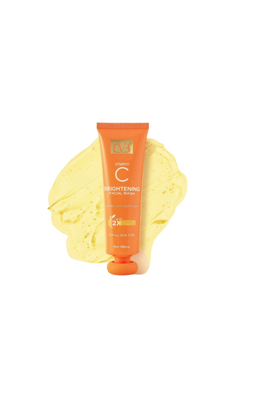 Vitamin C 2X Brightening Facial Wash – Glow Boost  - Spot Reduction - Anti-Dullness Cleanser | CVB (100ML)