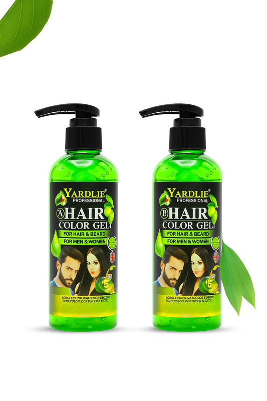 Hair Color Gel Mixing Paste | Natural Black | No Ammonia  | Yardlie | 460ml