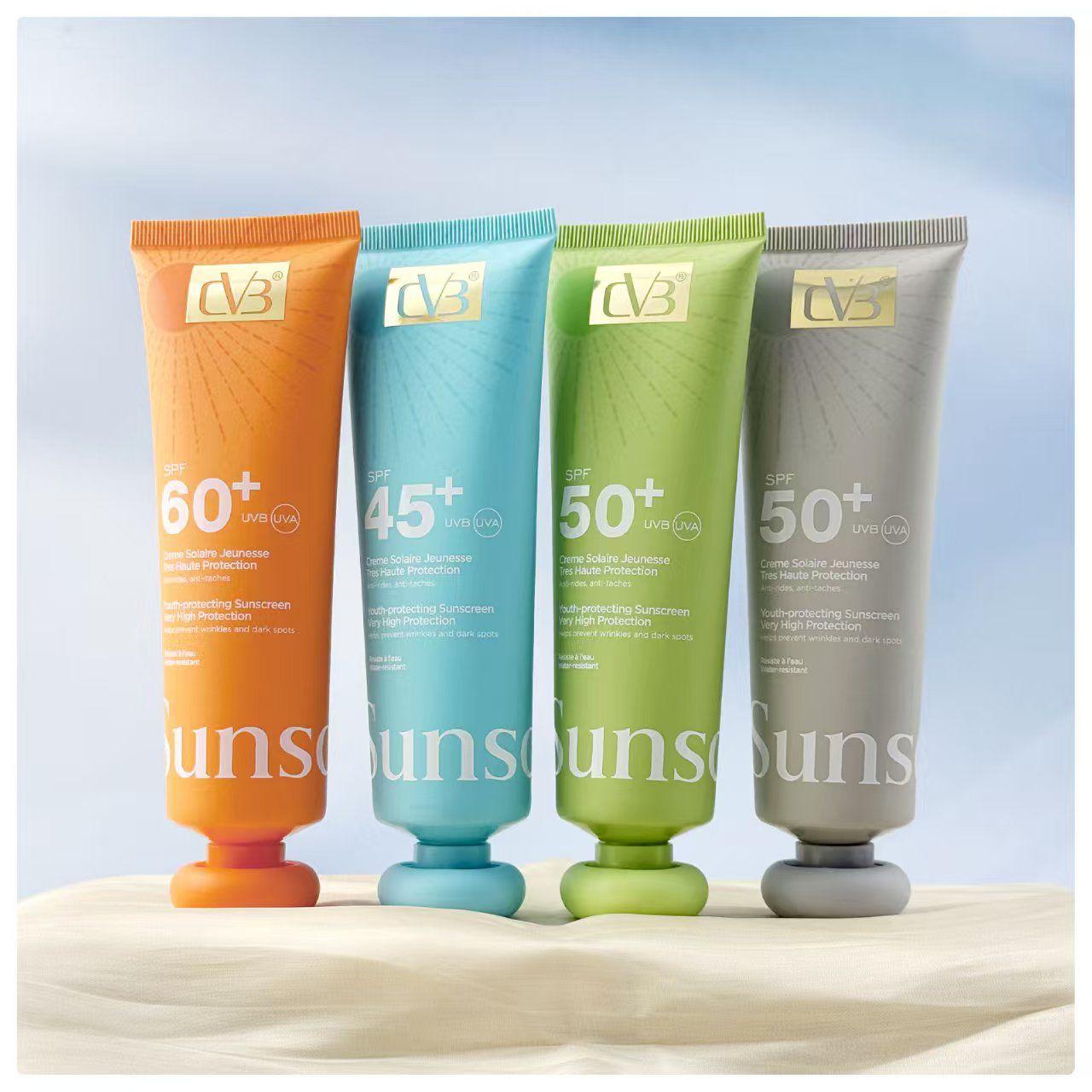 CVB UV Protection Sunscreen – UVA/UVB Youth Protecting Formula | Very High Protection SPF 60+ / 50+ / 45+