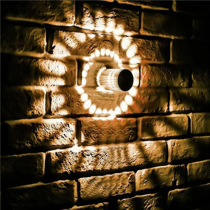 RGB Spiral LED Wall Light 3W