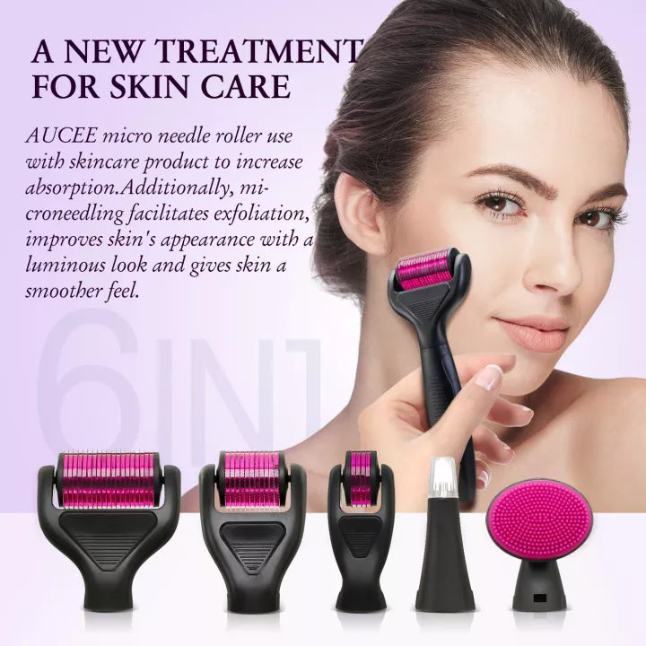 Derma Roller 0.5mm /1.5mm Skin Therapy Micro-Needle 540 For Acne Scars Wrinkles Stretch & Pores