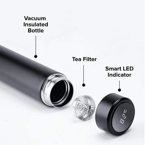 BEST DEAL: LED Temperature Display Thermos (Smart Bottle)