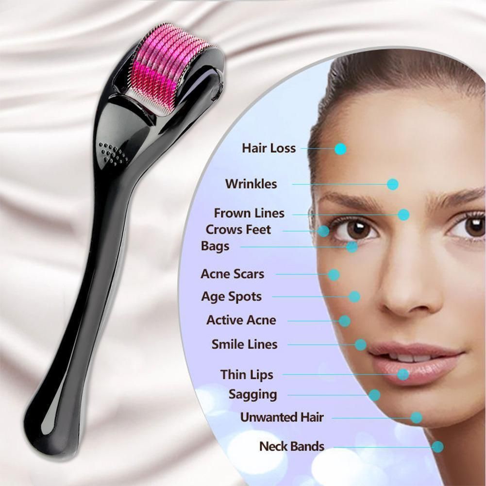 Derma Roller 0.5mm /1.5mm Skin Therapy Micro-Needle 540 For Acne Scars Wrinkles Stretch & Pores
